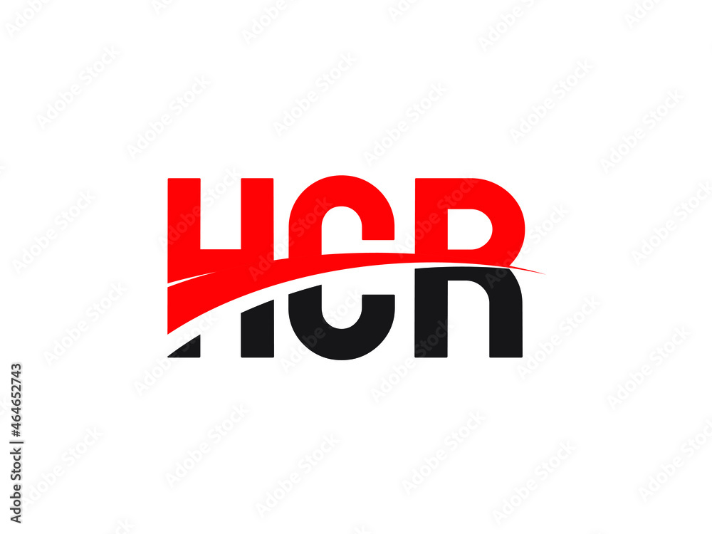 HCR Letter Initial Logo Design Vector Illustration HCR Letter Initial Logo Design Vector Illustration