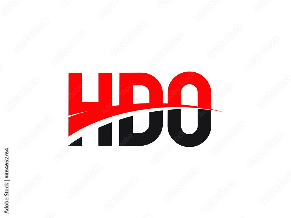 HDO Letter Initial Logo Design Vector Illustration HDO Letter Initial Logo Design Vector Illustration