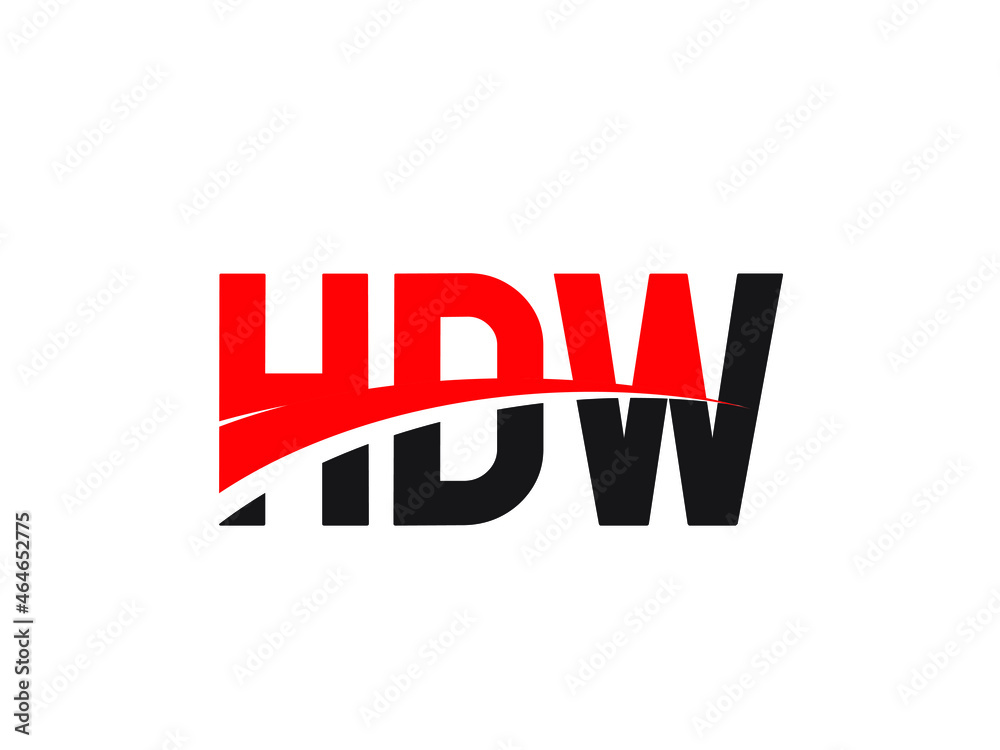 HDW Letter Initial Logo Design Vector Illustration HDW Letter Initial Logo Design Vector Illustration