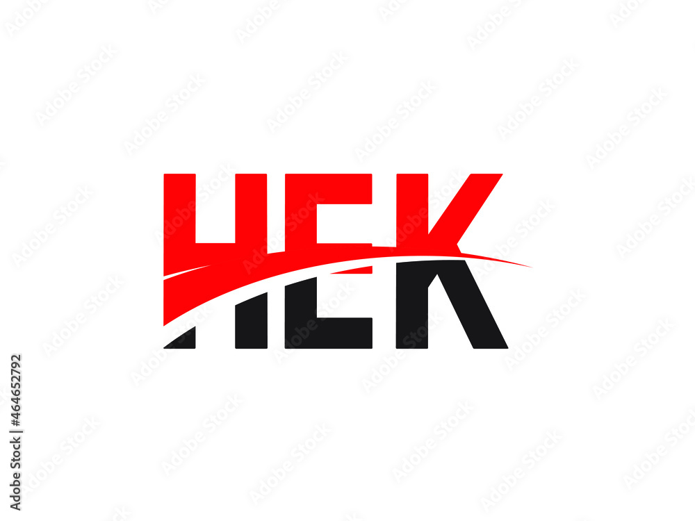 HEK Letter Initial Logo Design Vector Illustration