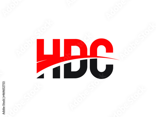 HDC Letter Initial Logo Design Vector Illustration photo