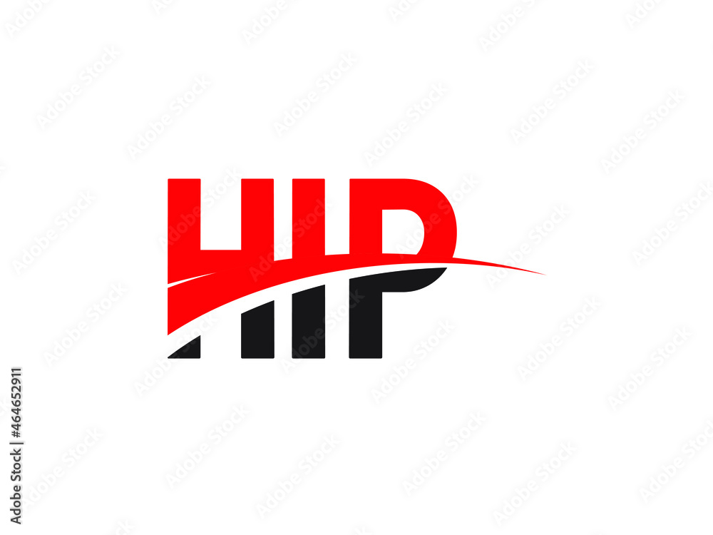 Obraz premium HIP Letter Initial Logo Design Vector Illustration