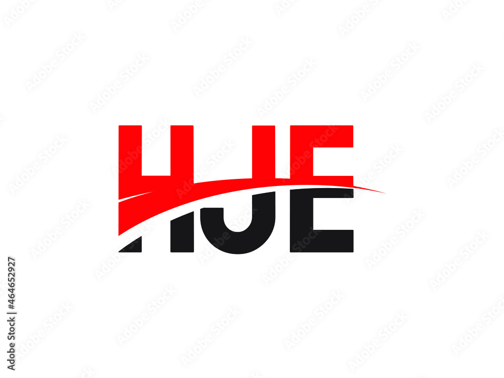 Obraz premium HJE Letter Initial Logo Design Vector Illustration