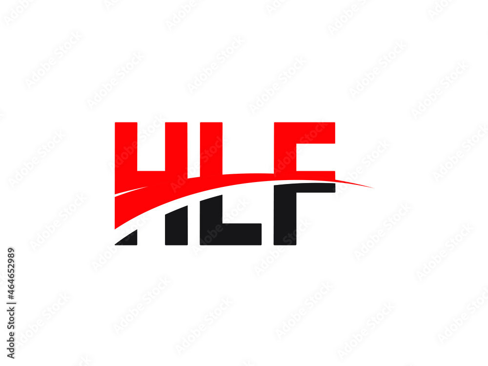 HLF Letter Initial Logo Design Vector Illustration HLF Letter Initial Logo Design Vector Illustration