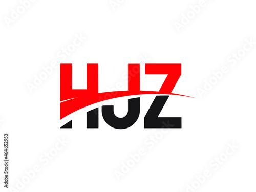 HJZ Letter Initial Logo Design Vector Illustration