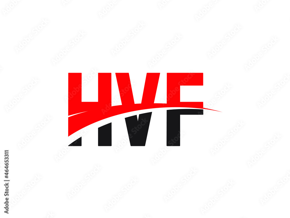 Fototapeta premium HVF Letter Initial Logo Design Vector Illustration