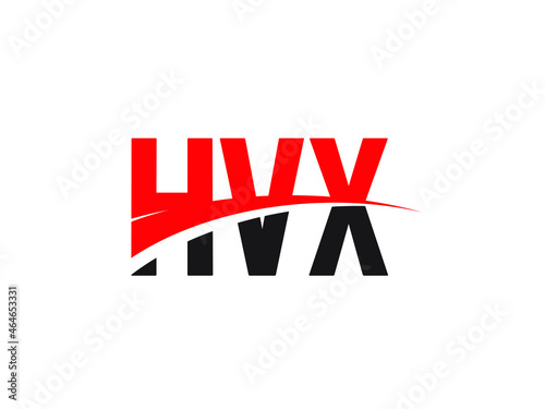 HVX Letter Initial Logo Design Vector Illustration