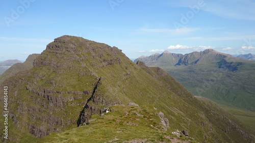 Canvas Print Horns of Alligin, Torridon Scotland hiking scrambling