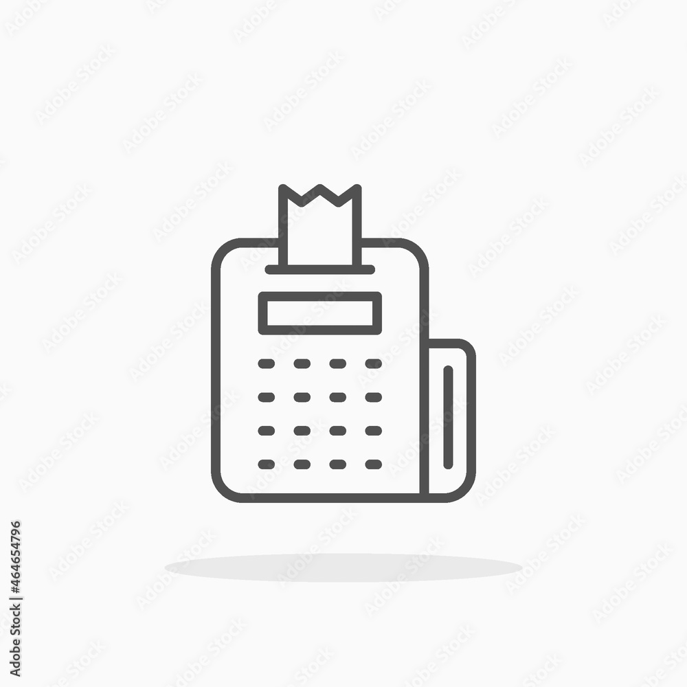 EDC Machine icon. Outline Style. Editable Stroke and pixel perfect. Vector illustration. Enjoy this icon for your project. EDC Machine icon. Outline Style. Editable Stroke and pixel perfect. Vector illustration. Enjoy this icon for your project.