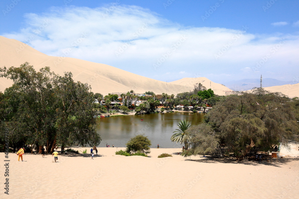 Naklejka premium Huacachina in Ica, Peru