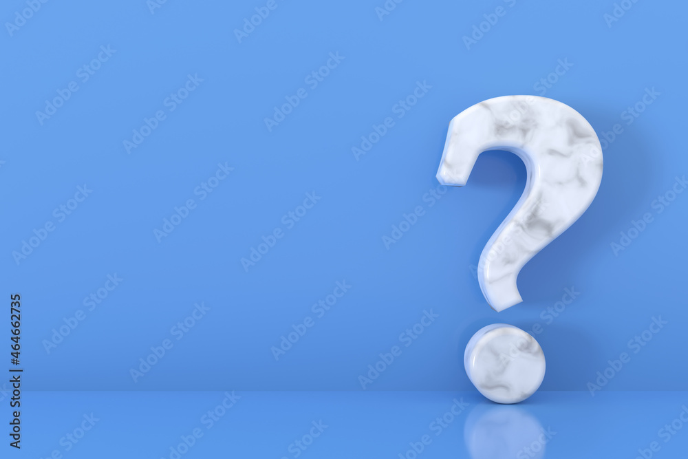 Question mark sign banner. 3D rendering. Question mark sign banner. 3D rendering.