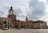 view of the historic city center on downtown Lublin