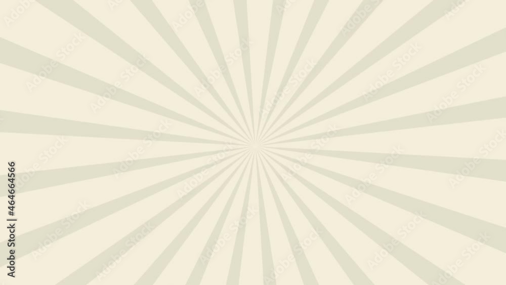 rolling retro sunburst background with rays