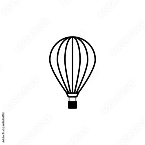 hot air balloon icon, balloon vector, travel illustration