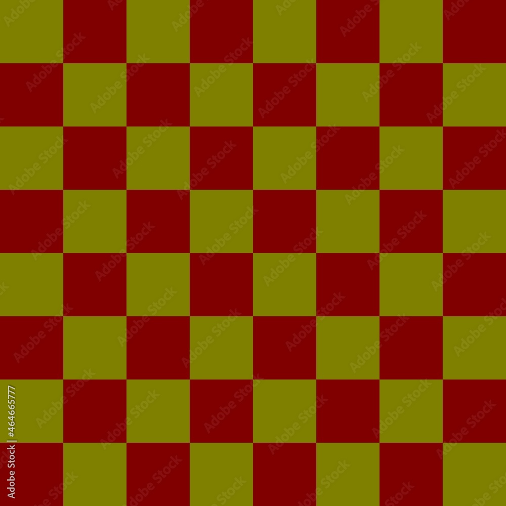 Checkerboard 8 by 8. Maroon and Olive colors of checkerboard. Chessboard, checkerboard texture. Squares pattern. Background. Checkerboard 8 by 8. Maroon and Olive colors of checkerboard. Chessboard, checkerboard texture. Squares pattern. Background.