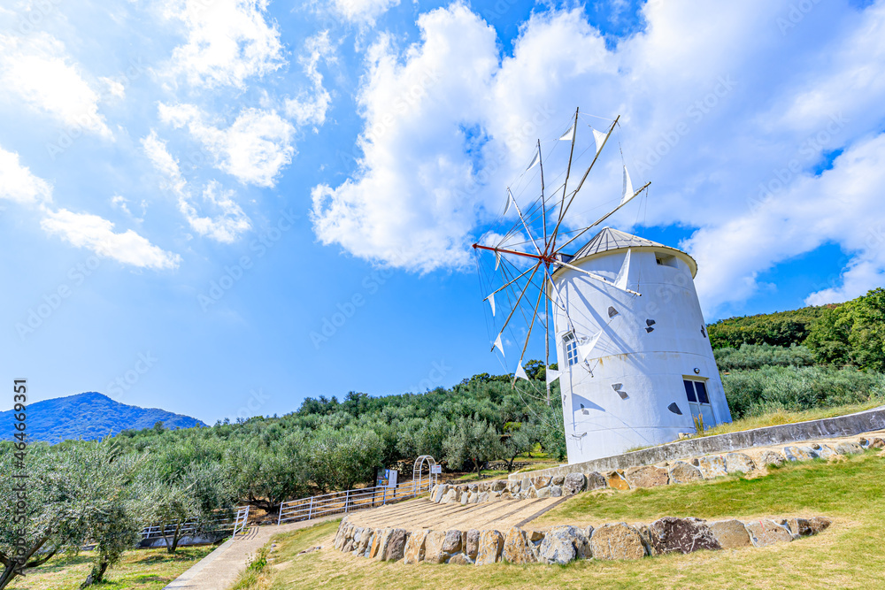 ギリシャ風車 香川県小豆島 Greek Windmill Kagawa Ken Shodoshima Stock Photo Adobe Stock ギリシャ風車 香川県小豆島 Greek Windmill Kagawa Ken Shodoshima Stock Photo Adobe Stock