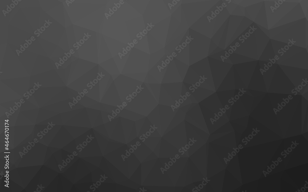 Dark Silver, Gray vector polygonal template. Dark Silver, Gray vector polygonal template.