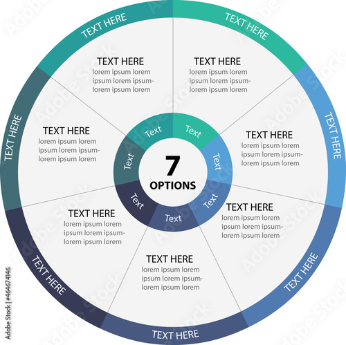 7 Circle infographic