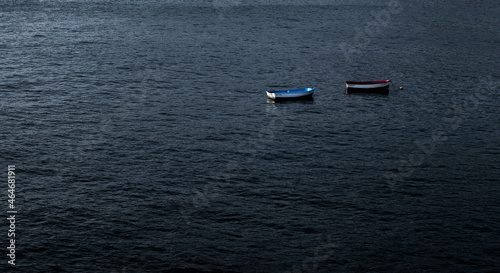 Paddle Boats in the middle of the Ocean.