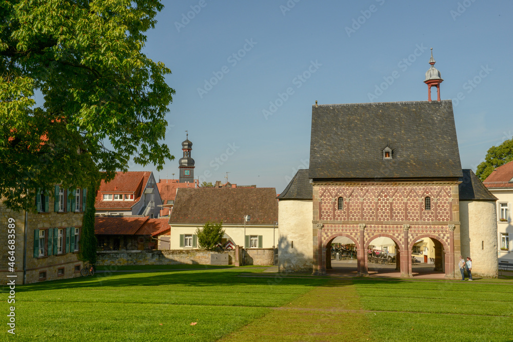 View at the abbey of Lorsch in Germany, Unesco world heritage