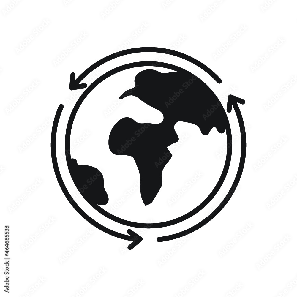 Global business icon. International outsourcing sign. Internet marketing symbol. Classic flat style Global business icon. International outsourcing sign. Internet marketing symbol. Classic flat style