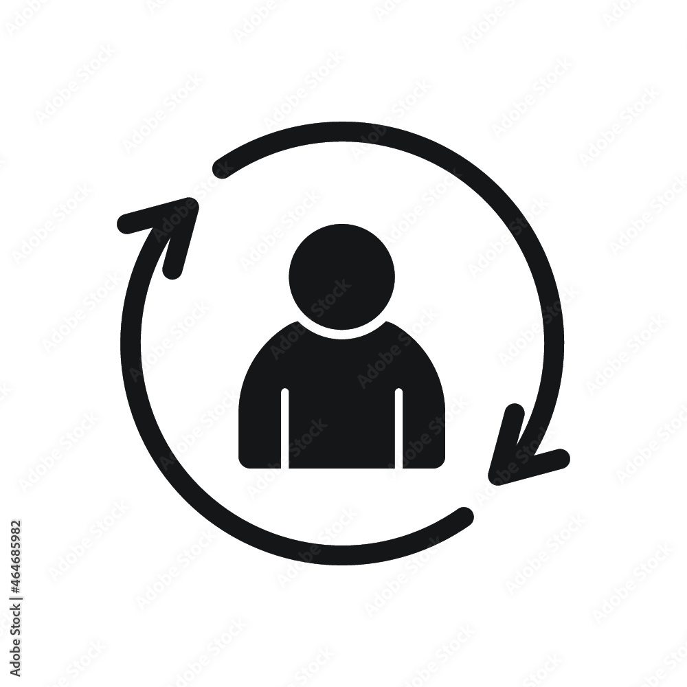 Human Resources simple icon. User Profile sign. Person silhouette symbol. Human Resources simple icon. User Profile sign. Person silhouette symbol.