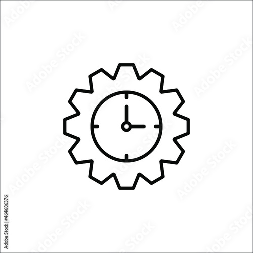 Time Management icon vector illustration on white background. eps 10