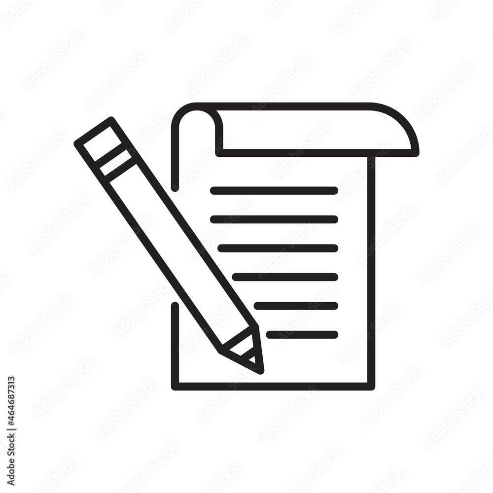 document icon isolated sign symbol document icon isolated sign symbol
