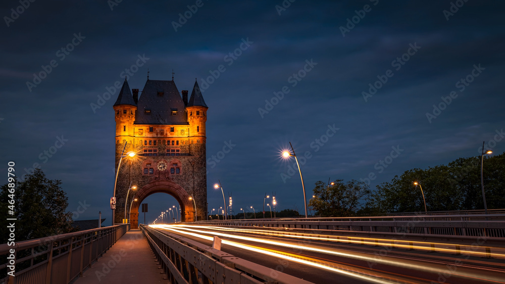 Fototapeta premium Nibelungenbrücke in Worms 