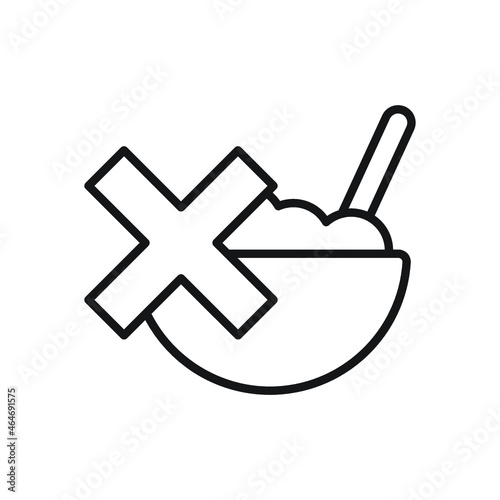 Loss Of Appetite icon. Simple illustration from coronavirus collection. Creative Loss Of Appetite icon