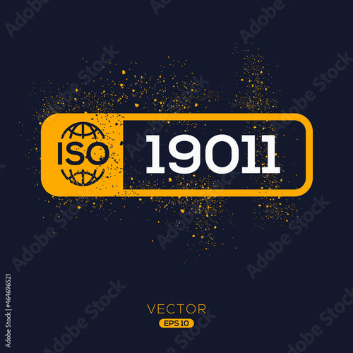 Creative (ISO 19011) Standard quality symbol, vector illustration.