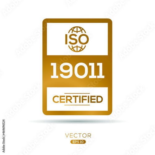 Creative (ISO 19011) Standard quality symbol, vector illustration.