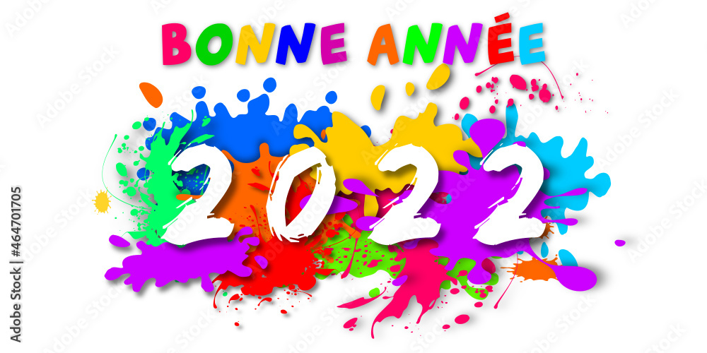 2022 - Bonne année - happy new year
