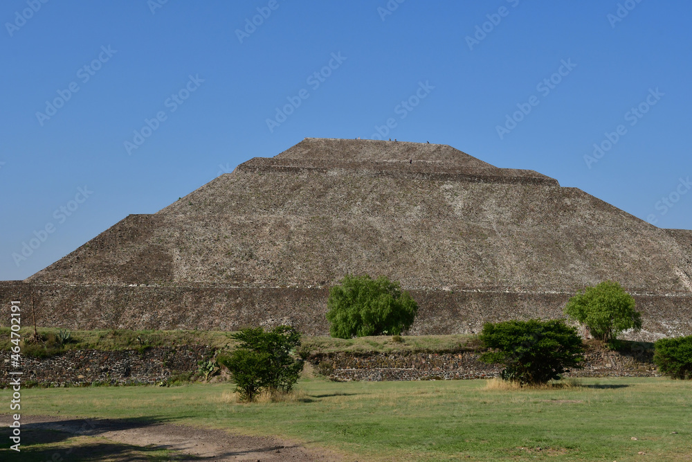 Teotihuacan;  United Mexican State - may 13 2018 : pre Columbian site