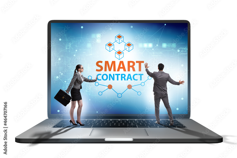 Smart contracts as illustration of blockchain technology Smart contracts as illustration of blockchain technology