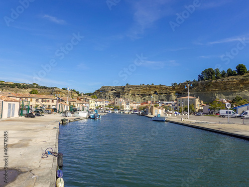 The small fishing port of the village of Saint Chamas, in Provence.