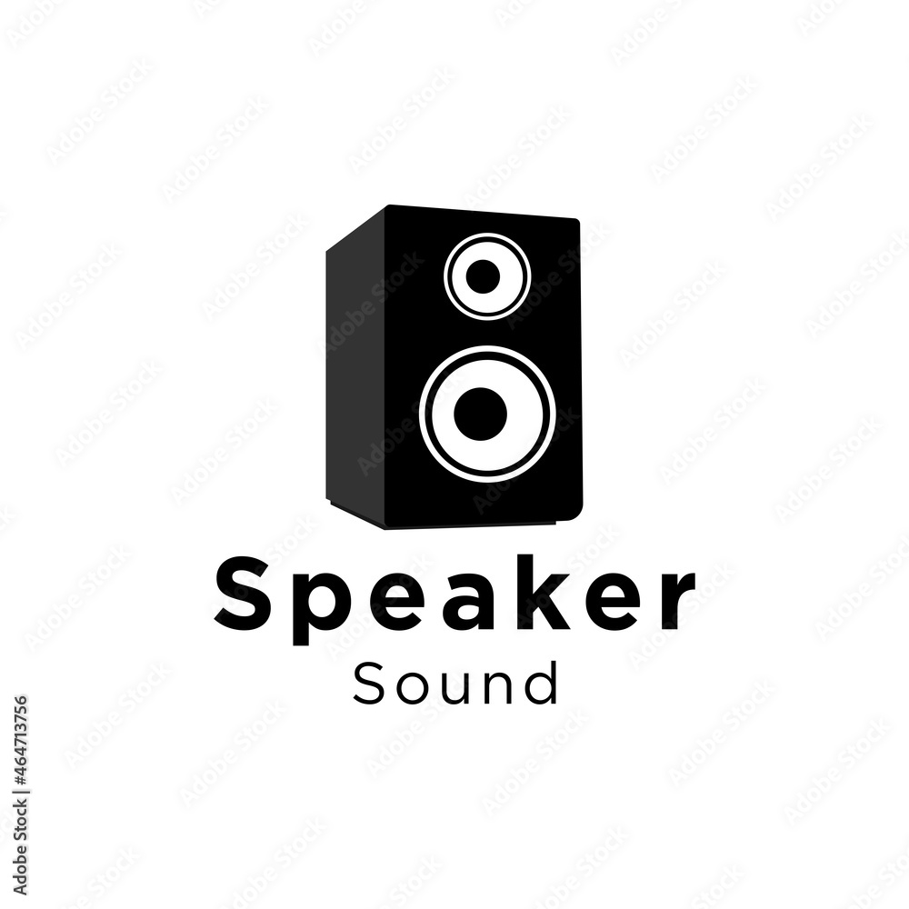 speaker icon vector, Sound, music audio sign Isolated on white background.