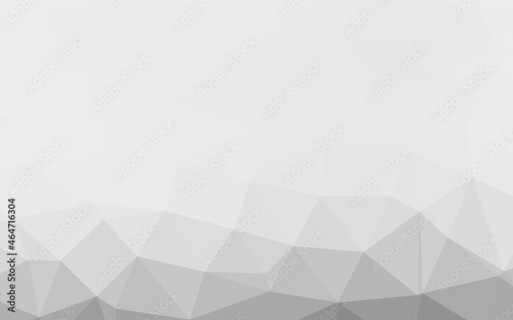 Light Silver, Gray vector blurry triangle pattern.