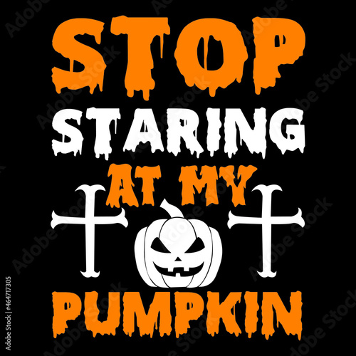 stop staring at my pumpkin