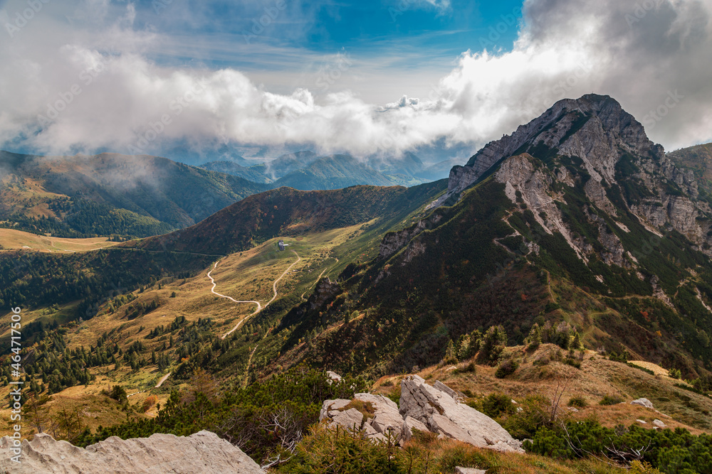 Fototapeta premium Colors are exploding in the woods of Carnic Alps
