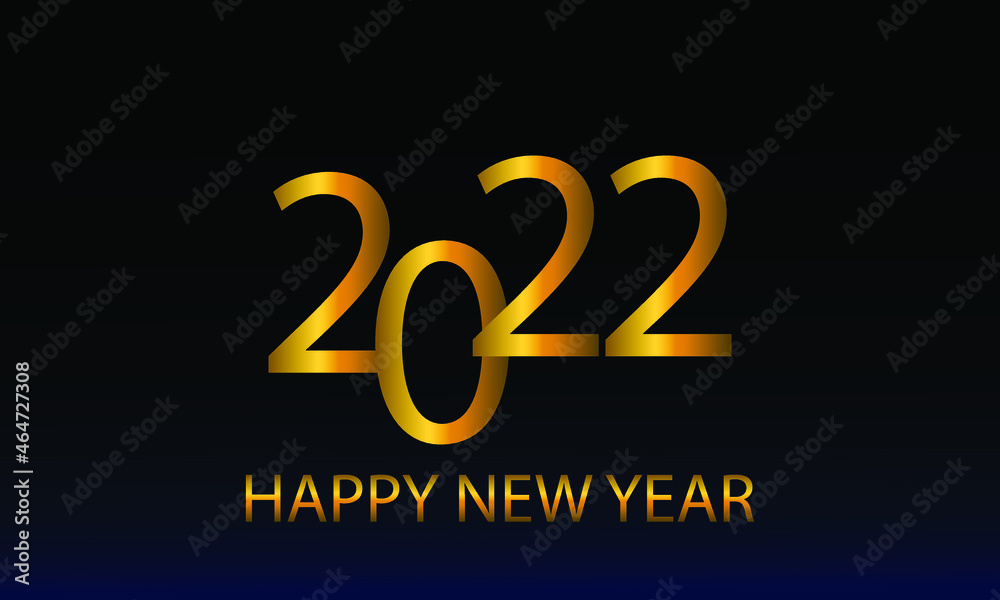 Happy New year 2022. Modern vector Design for New year Greeting cards, backdrops, posters, banners, and background decorations Happy New year 2022. Modern vector Design for New year Greeting cards, backdrops, posters, banners, and background decorations