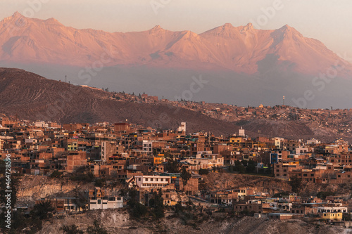 Mount Ampato near Arequipa peru where Mummy Juanita was discovered photo