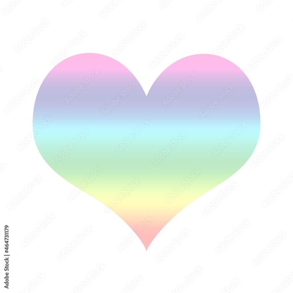 chrome hearts, rainbow lgbt, on a white background