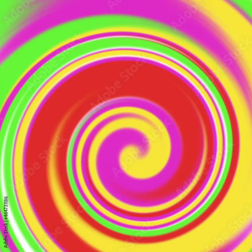 Multicolored and bright spiral background
