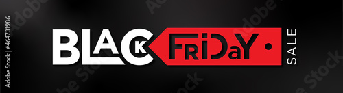 Black friday red & white pricetag