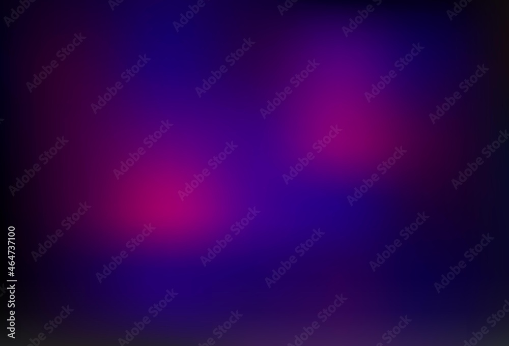 Dark Purple vector blurred shine abstract pattern.