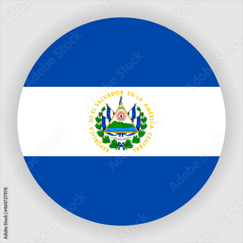El Salvador Flag Rounded Country Flag button Icon Free Download El Salvador Flag Rounded Country Flag button Icon - GFXLoad