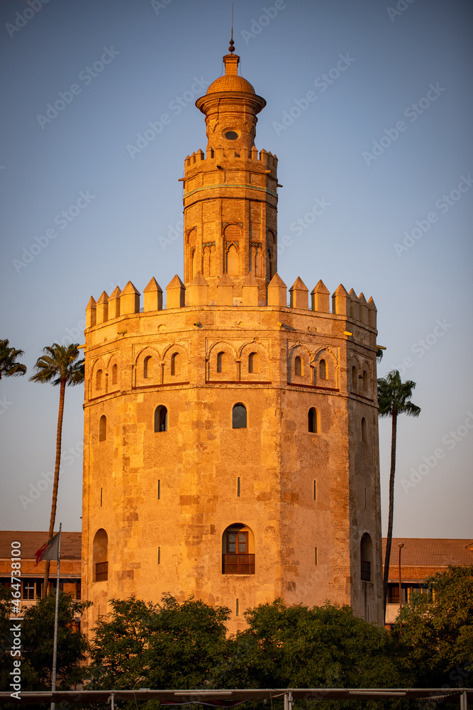 golden tower - seville - spain