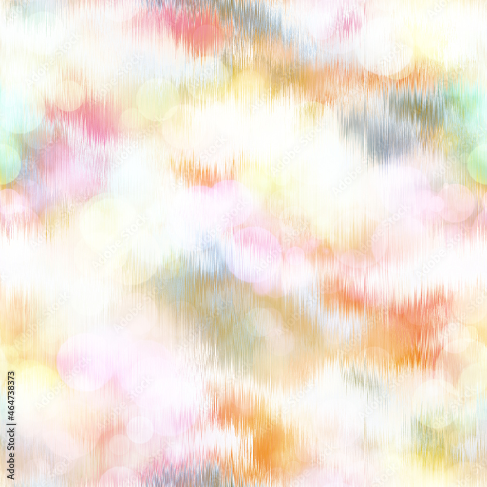 Seamless pale pastel tie dye bokeh texture. Soft tone on tone summer repeat background with washed out sun bleached ink dyed effect. Seamless pale pastel tie dye bokeh texture. Soft tone on tone summer repeat background with washed out sun bleached ink dyed effect.