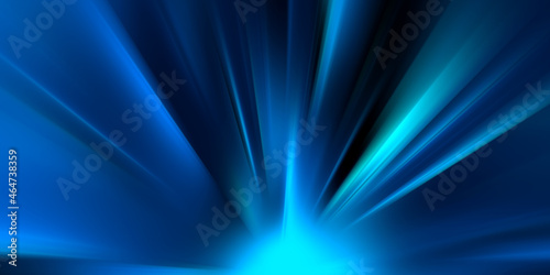 Starburst Blue Light Beam Abstract Background
